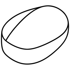  M&ouml;bius strip on white background