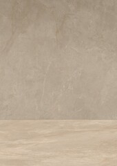 old wall with wooden floor