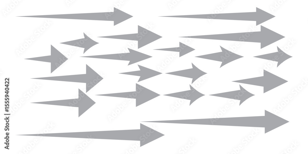 Poster arrow icon. arrow icons set. arrow collection. simple arrow big set. vector eps 10