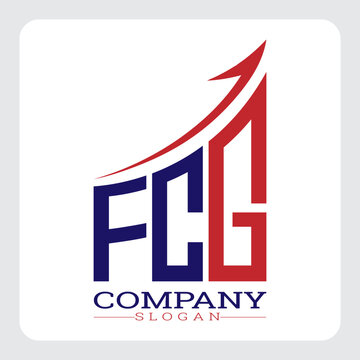 FCG logo design, FCG Company Logo Design Growth vector, FCG Upward Arrow Business Success Logo vector, FCG Corporate Branding Logo, FCG simple and modern logo, FCG business finance logo design, etc.