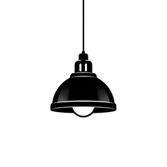 Black Dome Pendant Light Fixture, Modern Minimalist Design