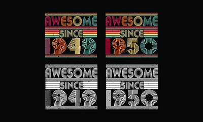 Awesome since 1949 to 1950 ,Vintage T shirt bundles .88 year old Vintage.
