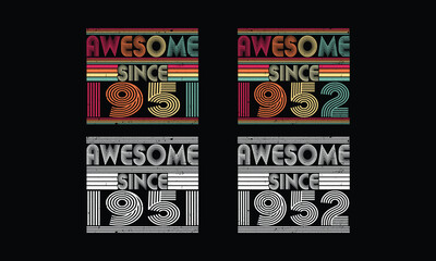 Awesome since 1951 to 1952 ,Vintage T shirt bundles .72 year old Vintage.
