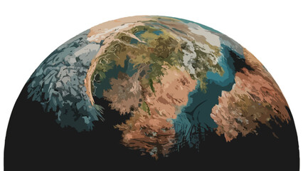 Fototapeta premium Planet illustration