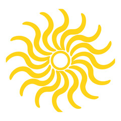 yellow flower patterned sumflower