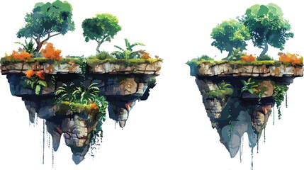  Top View Jungle Ground Platform