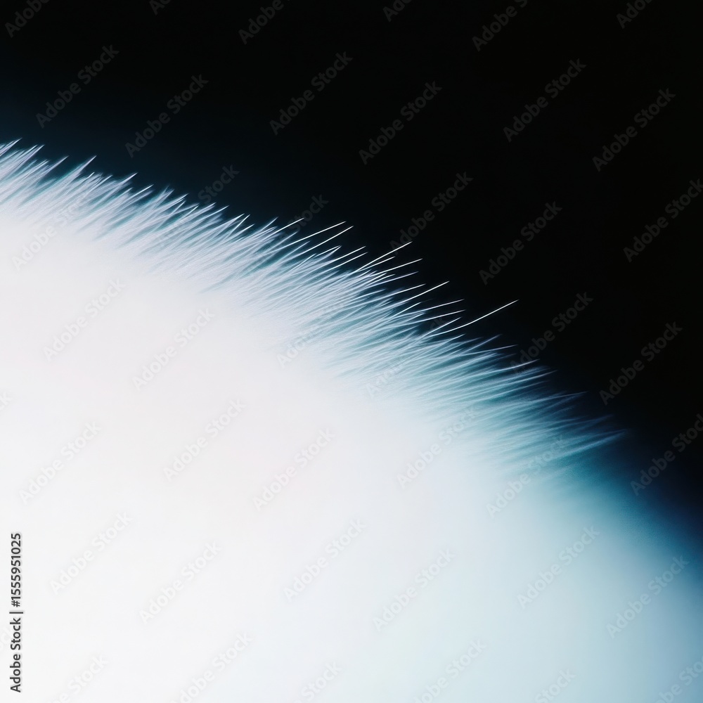 Poster abstract light trails creating a dynamic pattern from white to dark blue. futuristic concept for tec