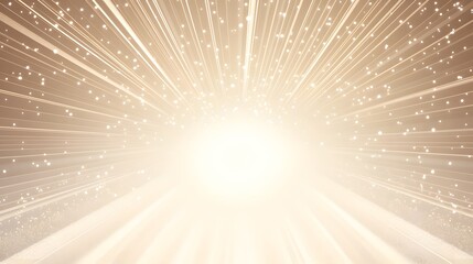 Golden Light Rays Burst Background Sparkle Abstract