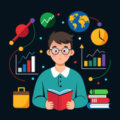 business man with laptop