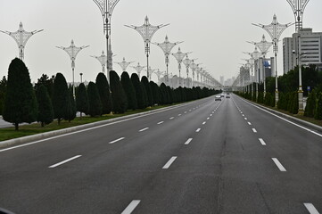 Weiße Hauptstadt Ashgabat - Turkmenistan