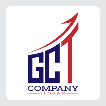 GCT logo design, GCT Company Logo Design Growth vector, GCT Upward Arrow Business Success Logo vector, GCT Corporate Branding Logo, GCT simple and modern logo, GCT business finance logo design, etc.