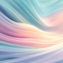 Obraz premium Soft Pastel Flowing Patterns in Gentle Abstract Design with Smooth Waves