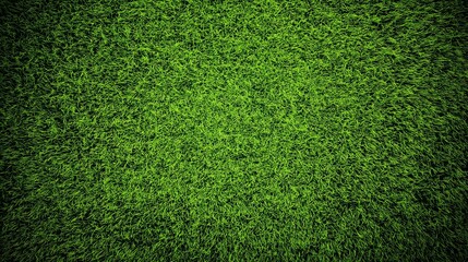 Fototapeta premium Green football soccer field grass texture background wallpaper with copy space.