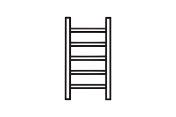 Ladder line art and black color