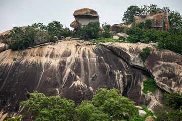 Akolu rock in Eruwa, Oyo State Nigeria. Shot on 26 June 2025.