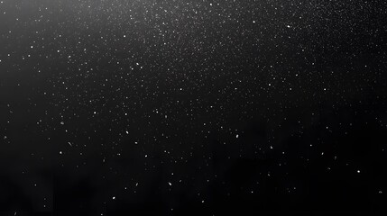 Obraz premium Abstract Dark Night Sky with Sparkling Stars and Dust Particles Background