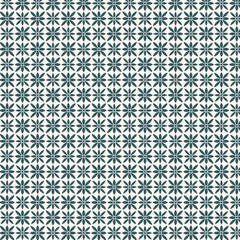 Minimalist Starburst Pattern: Teal Tile Grid Perfection