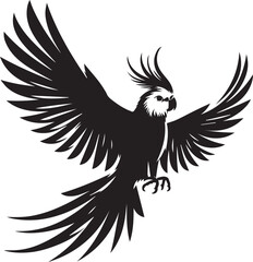 Cockatiel Parrot Vector