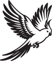 Cockatiel Parrot Vector