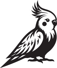 Cockatiel Parrot Vector