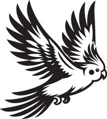 Cockatiel Parrot Vector