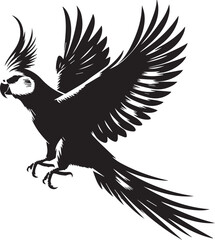 Obraz premium Cockatiel Parrot Vector