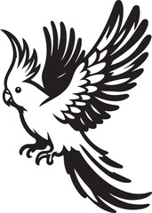 Obraz premium Cockatiel Parrot Vector