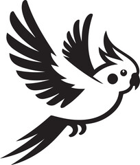 Obraz premium Cockatiel Parrot Vector