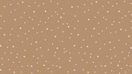 Minimalist beige star pattern background. Cute seamless celestial vector design for baby shower, nursery wallpaper, fabric, wrapping paper, kids room decor, and modern stationery projects.