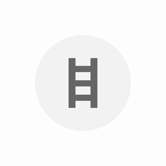 climb ladder icon sign vector