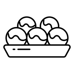 An icon design of luqaimat