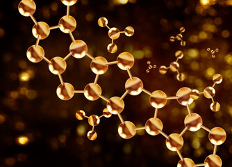 gold molecule and gold chromosome