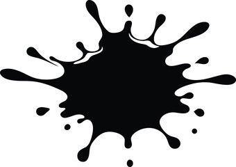 splash vector illustration, Paint splatter, dirty spot grunge icon
