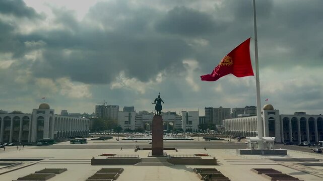Ala-Too Square, in Bishkek, Kyrgyzstan