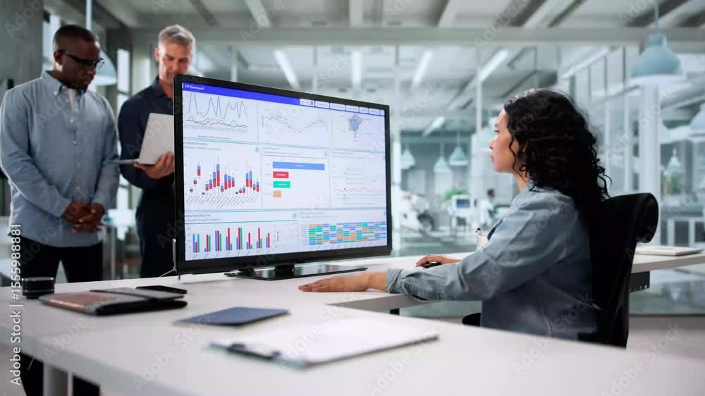 Poster Data Analyst Using Data Analytics KPI