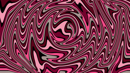 Abstract swirling pink and grey pattern creates fluid motion