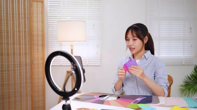 Transform your look with online personal color analysis training live stream an Asian beauty consultant guides you to find your perfect shades