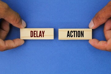 Two optional words are DELAY or ACTION. DELAY