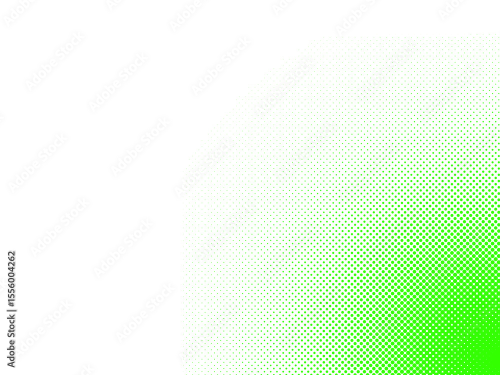 Poster abstract green gradient background with geometric shapes and dot pattern design