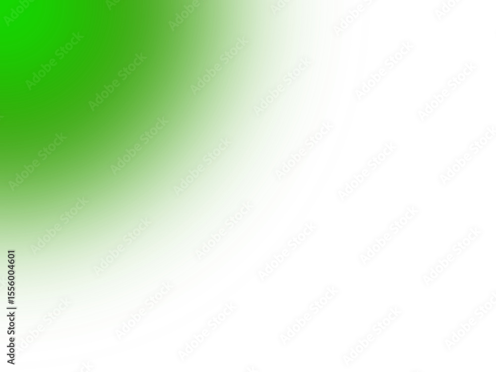 Poster abstract green circular design with gradient effect and contrasting black background