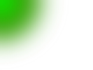 Abstract green circular design with gradient effect and contrasting black background