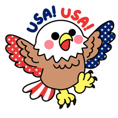 Eagle, bird, animal, America 