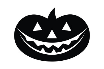 Grinning Jack O Lantern Face Illustration for Halloween