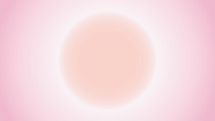 Minimal Soft Pink Gradient Background with Circle in the Center Vector Design