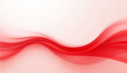 Abstract red and pink wave background with flowing curves and dynamic light design