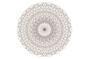 Fototapeta premium Mandala Design with Beautiful Work