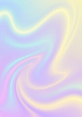 Iridescent holographic foil texture with pastel rainbow gradient