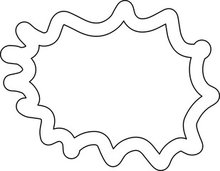 Speech bubbles set, talking, chat, dialog