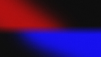 Obraz premium Abstract gradients of red, black and blue create a mysterious and modern atmosphere. Ideal for backgrounds or graphic designs with light dark tones. 
