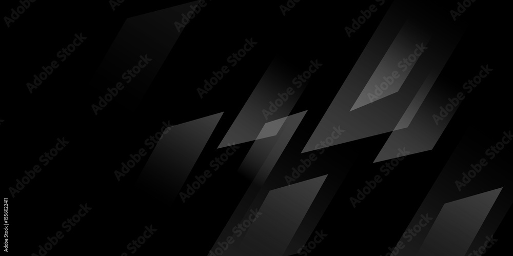 Poster abstract bluck and gray banner background. color gradient abstract background with dynamic wave line